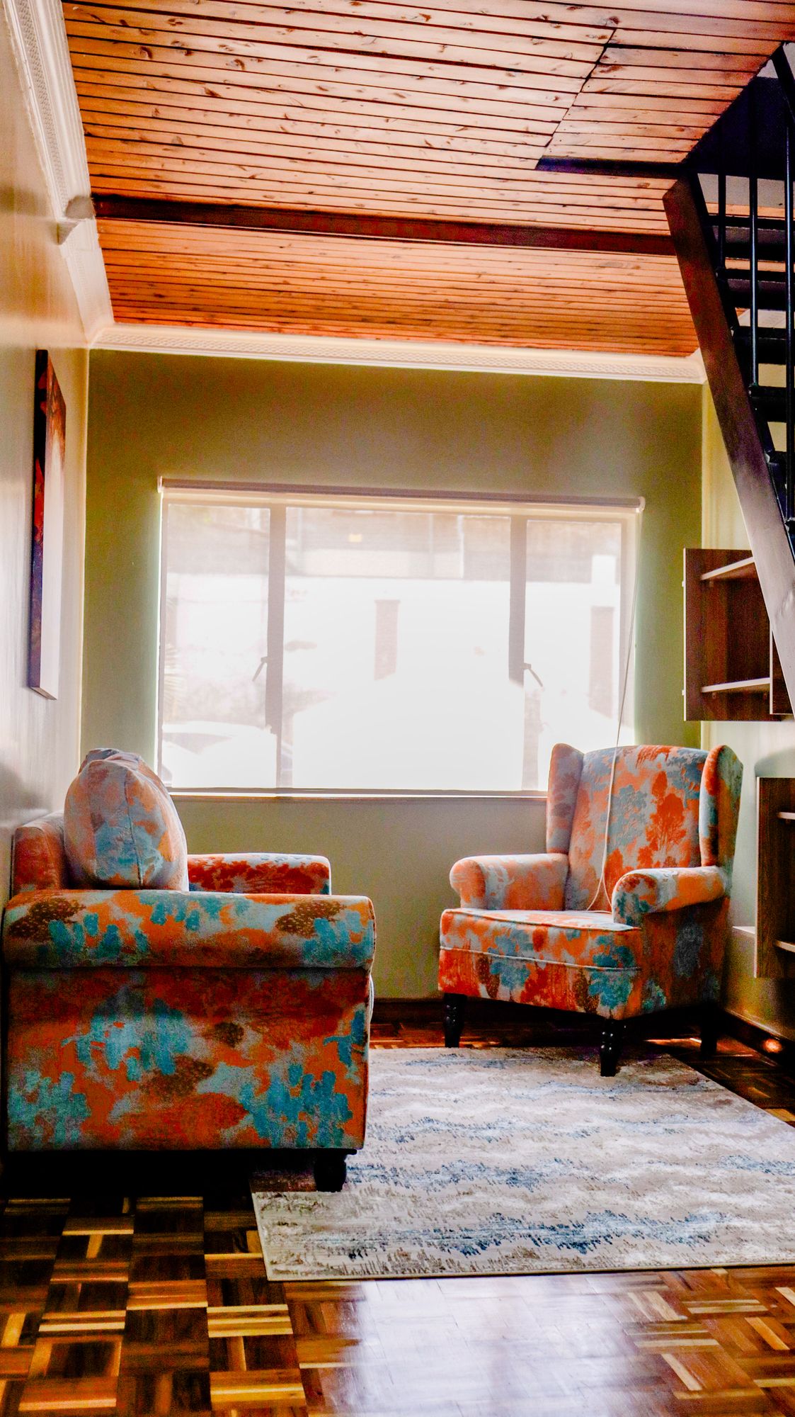 Upstairs breakout area